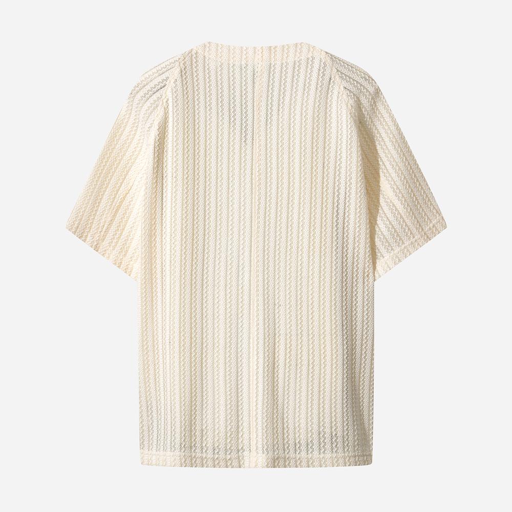 Dod Kantar Short Sleeve Cardigan (Ivory)