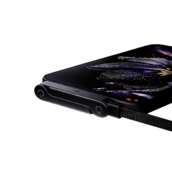 240W Elbow Fast Charging Data Cable & Phone Holder for Mobile Gaming