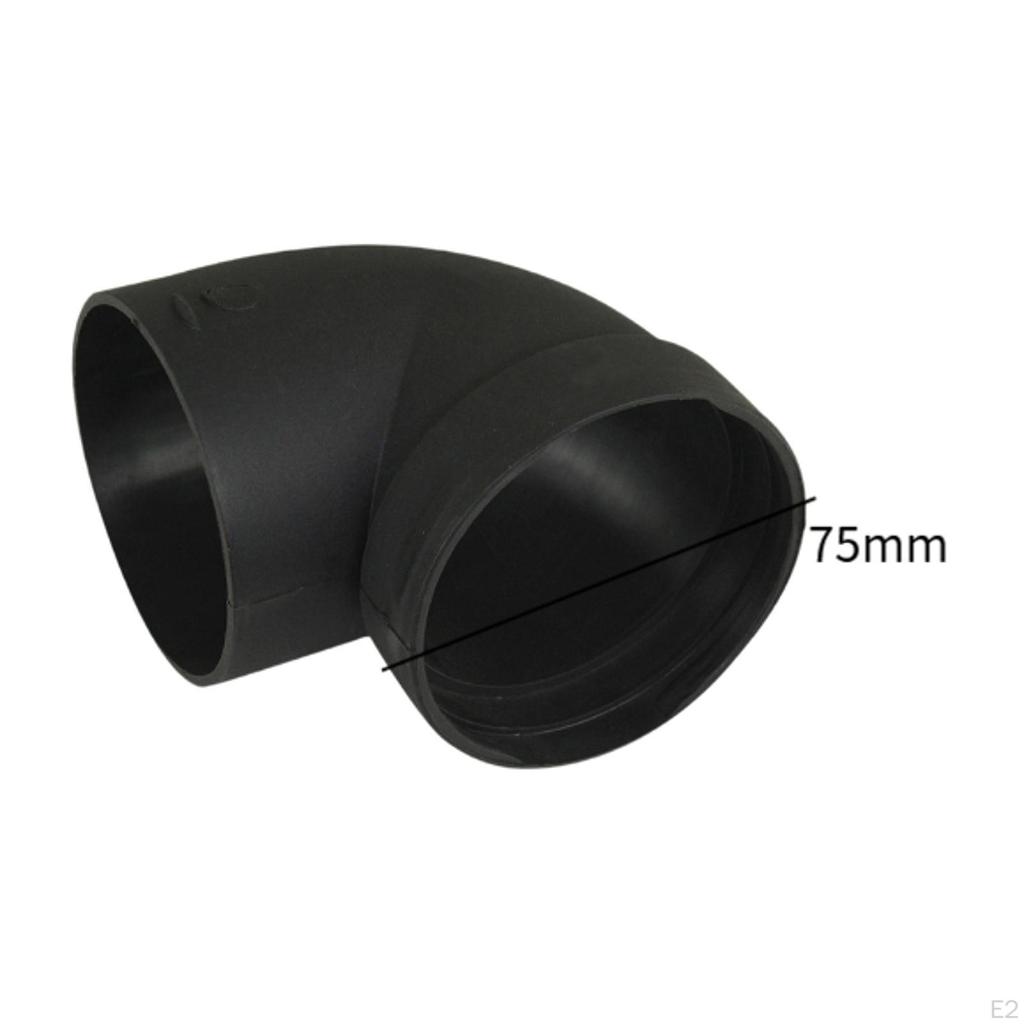 Car Air Ducting Pipe Elbow Outlet Repair Parts Easy To Install 75mm