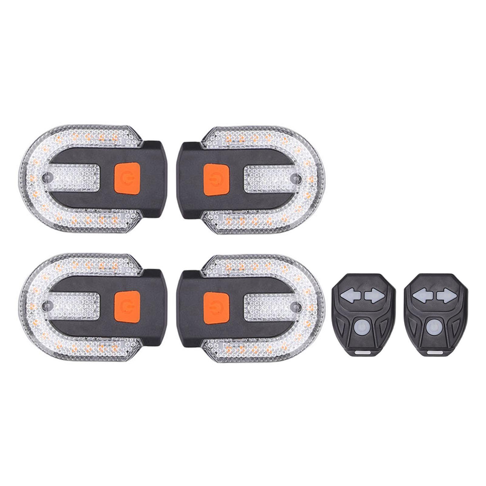 2 pāri velosipēda pagrieziena rādītāji USB