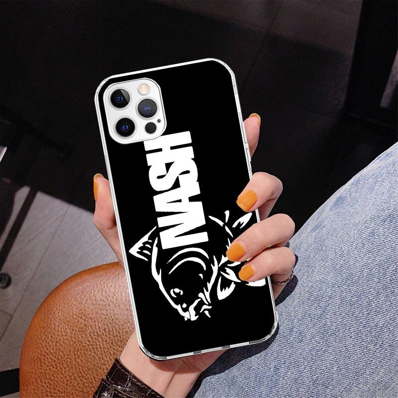 Nash Fishing Art Phone Case For iPhone 17 Air 16 Pro Max 16E 15 + 14 Plus 11 12 13 Mini 7 8 SE Gift Print Cover Fundas 17 Air 16