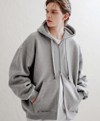 Wv Project Neo Cozy Zip-Up Hoodie Gray Jjhd7647
