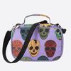 Large-capacity 72-hole Color Lead Watercolor Brush Multi-functional Pencil Bag Detachable Strap Cartoon Skull Pen Bag