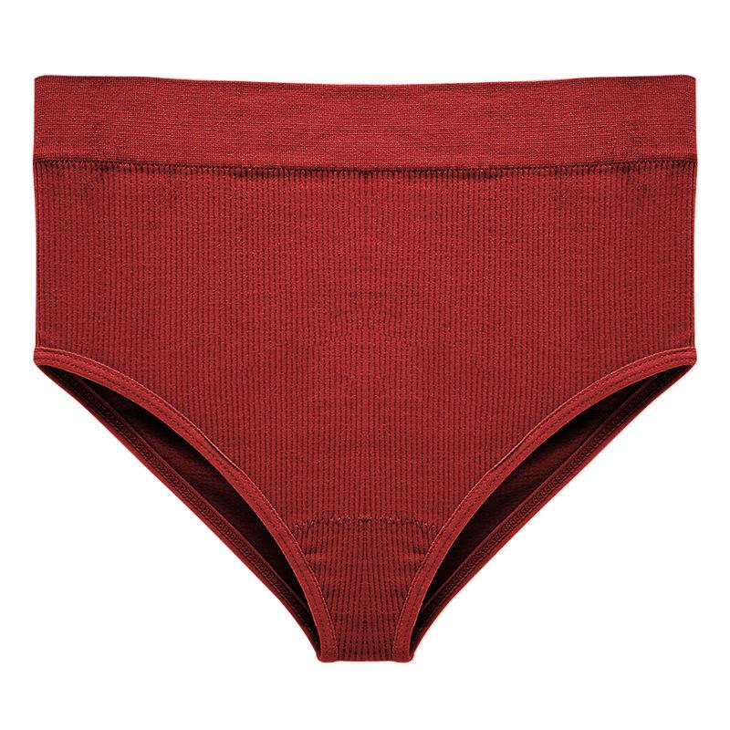 Charmleaks Women Panties Sexy Cotton Brieefs Mid-waist Solid Female Elastic Underwear M-XL,1 PCS