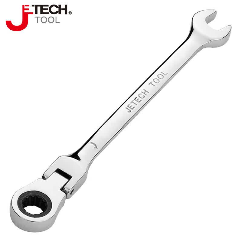 JETECH GRA-18 Flexible Head Ratchet Combination Wrench