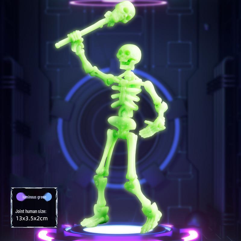 

3D Танцующий Скелет Игрушка: Новинка Декомпрессионная и Забавная Скульптура для Розыгрышей