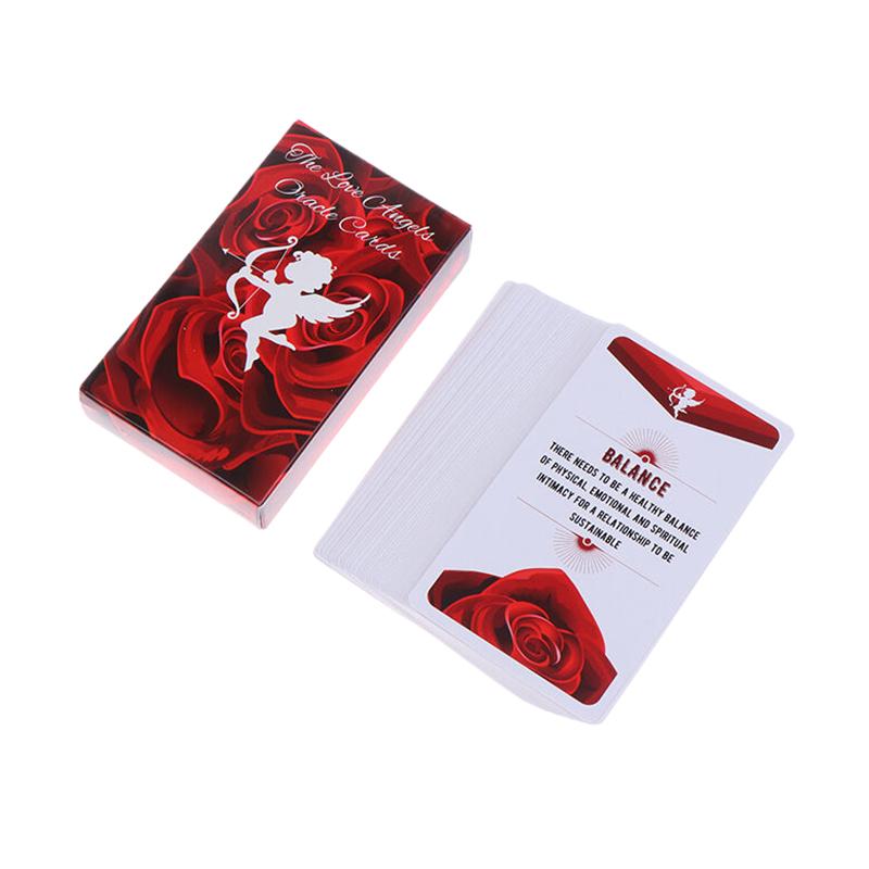 The Love Angels Oracle Cards - Romance Deck For Psychic Love Romantic Relationship English Visions Edition Deck Playing Games