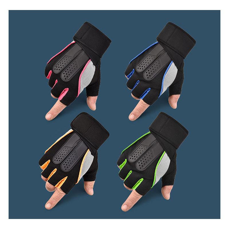 Cycling Gloves Men Sport Wrist Support With Antislip Grip For Fitness Training