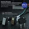1PC 220V Marine LED Metal Rocker Switch With Dot Light KCD3 Aluminum IP65 Toggle Switch Panel