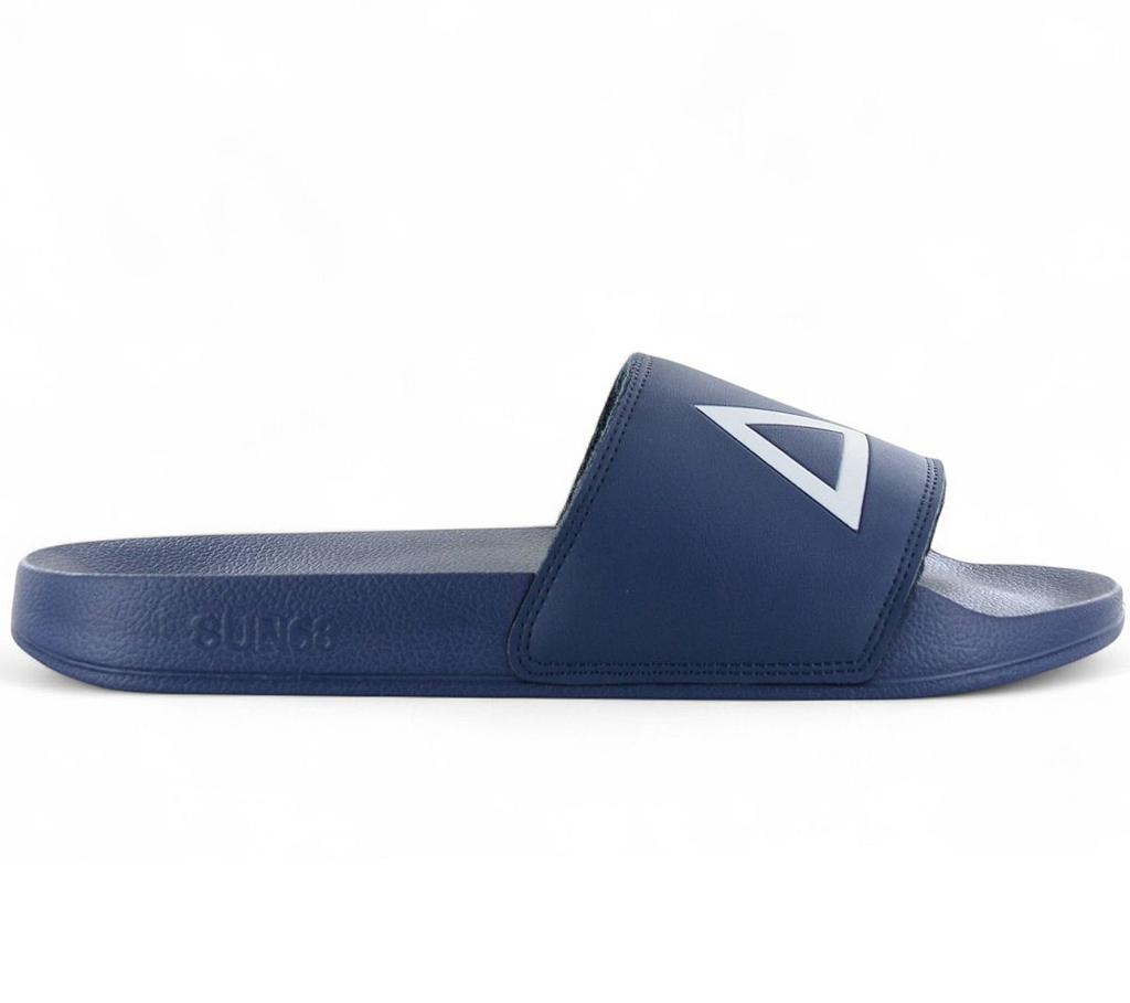 Sun68 Tøfler LOGO - Herre Sandaler Tøfler Slides Badesandaler Blå X35102-07 ORIGINAL
