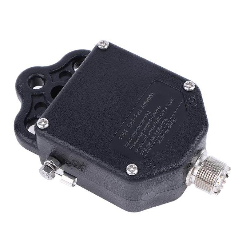 1PC 1/64 Balun End Fed Antenna 4-Band 8-Band Portable Outdoor HF End Fed Antenna 100W Power