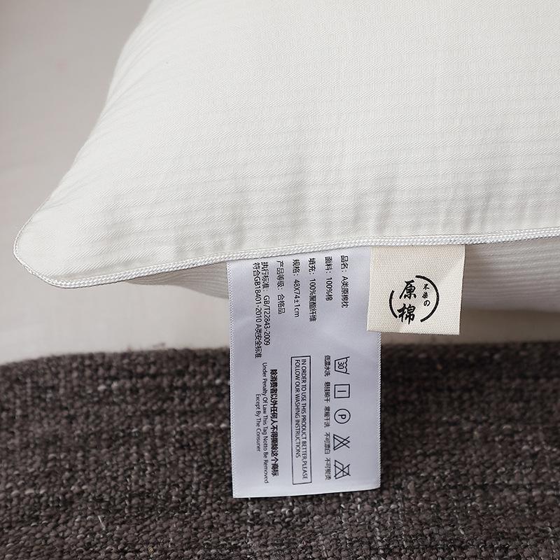 Pure Cotton A Grade Original Cotton Pillows Family Pillow Set For Single And Double Beds Soft And Comfortable Pillow Core Ideal For Home Use