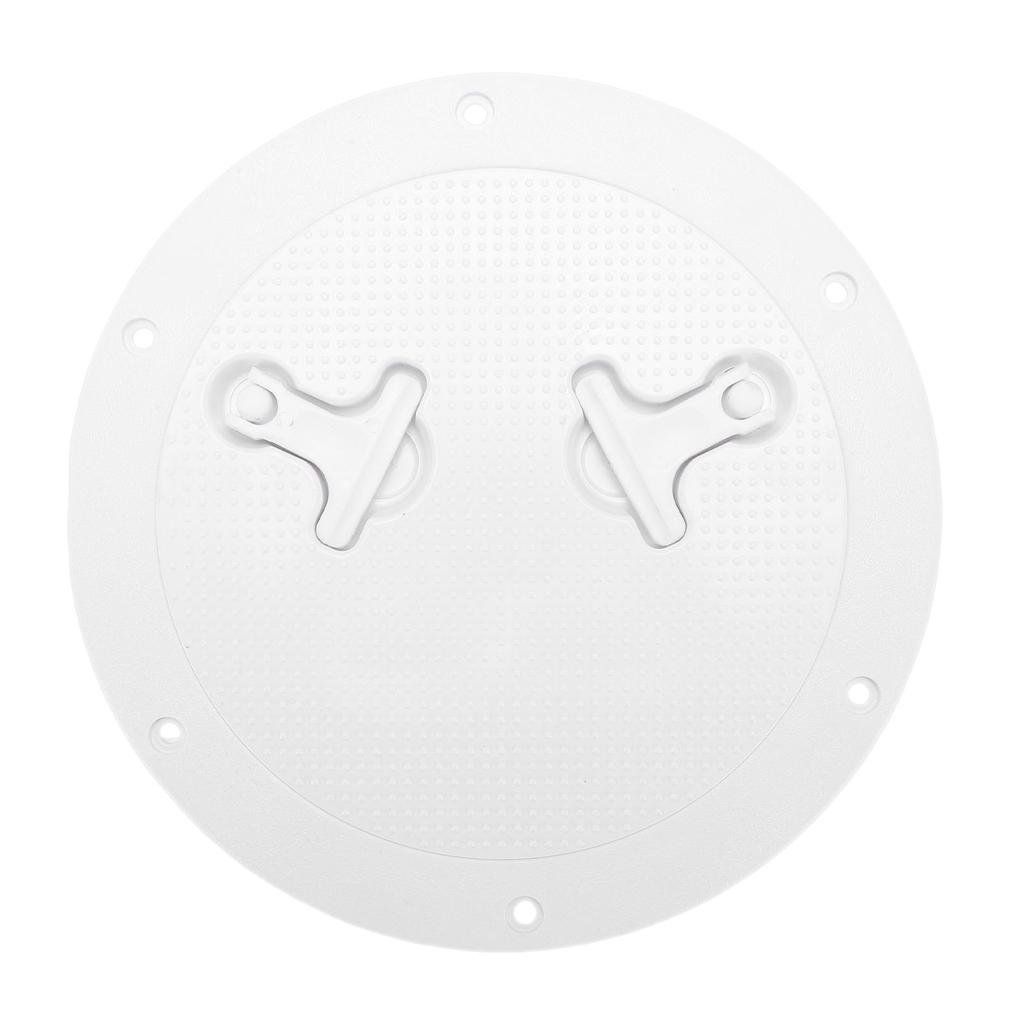 Bootsdeck Luke Zugangsabdeckung Bootsdeckabdeckung 9 Zoll Runde Bootsluke mit Abnehmbarer Abdeckung Inspektionsdeckel Luke für Schiffe Wohnmobile