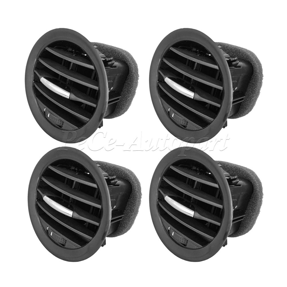 New A/C Air Vent Cover Outlet Grille Black/Chrome Fits For Opel ADAM CORSA D MK3 Vauxhall 13417363 2201099 13365420