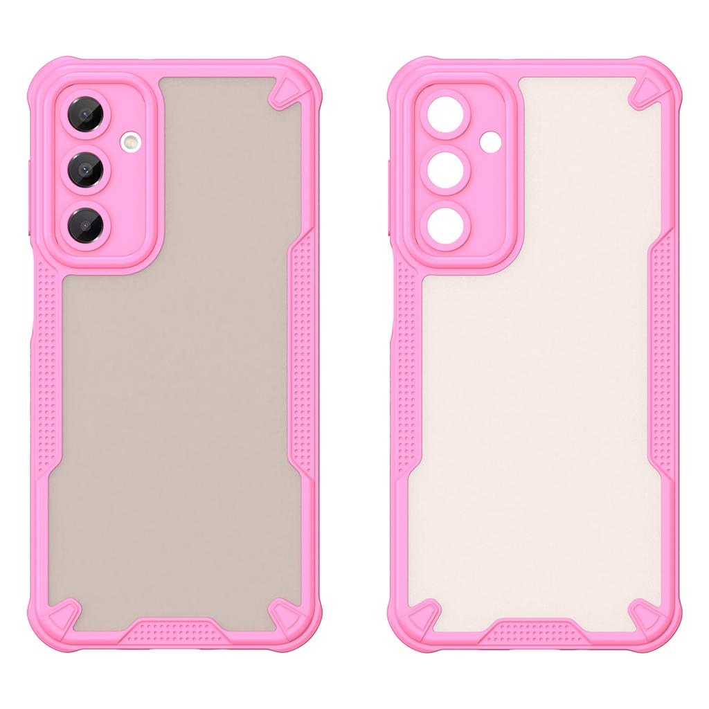 Armor Series For Samsung Galaxy A16 5G/4G Case PC+TPU Semi-Transparent Frosted Finish Protective Phone Cover