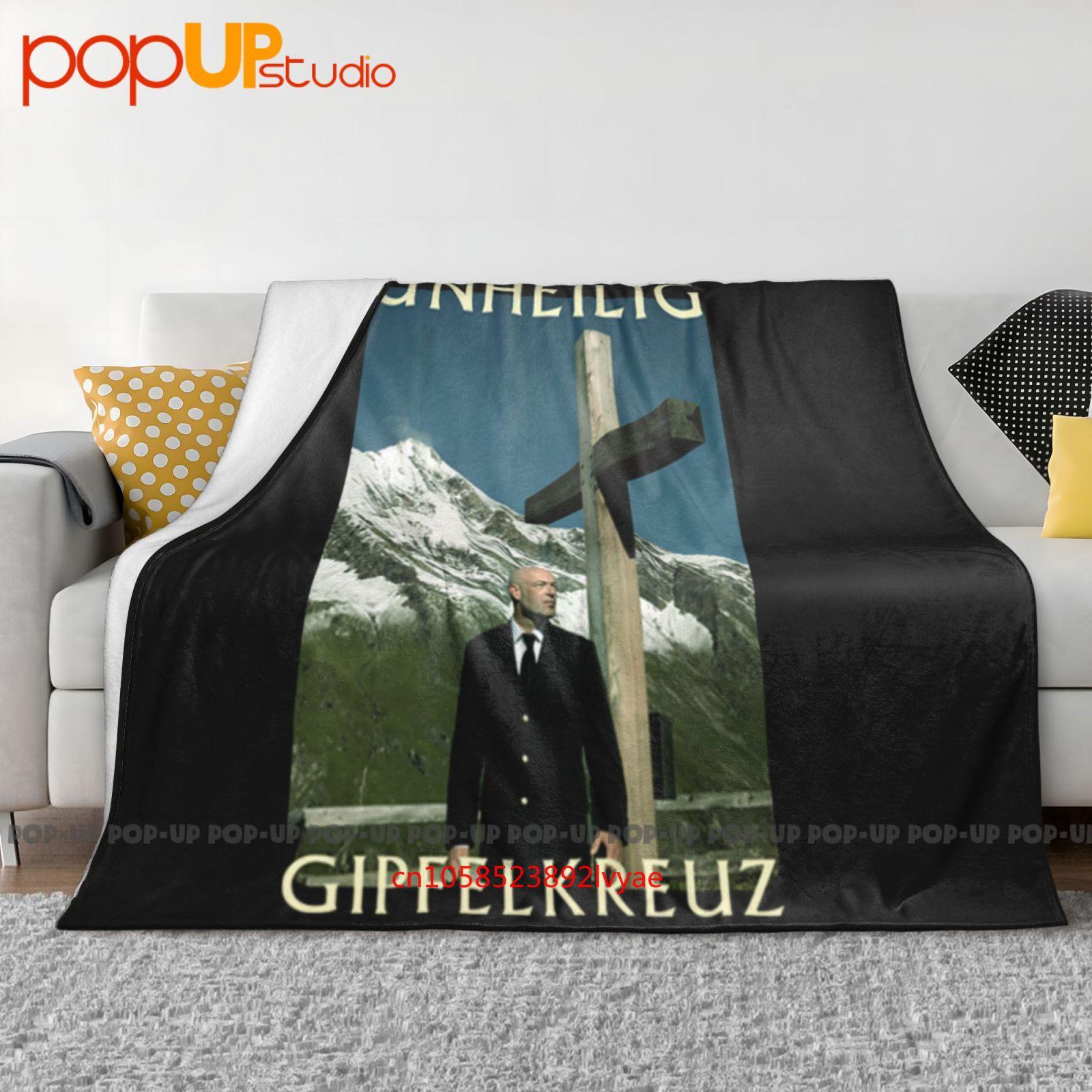 Unheilig Gipfelkreuz Tour Ultra-Weiche Decke Steppdecke Winter Sofaabdeckung Bettbezüge Size: 75*100cm, Weight: 230 GSM gray