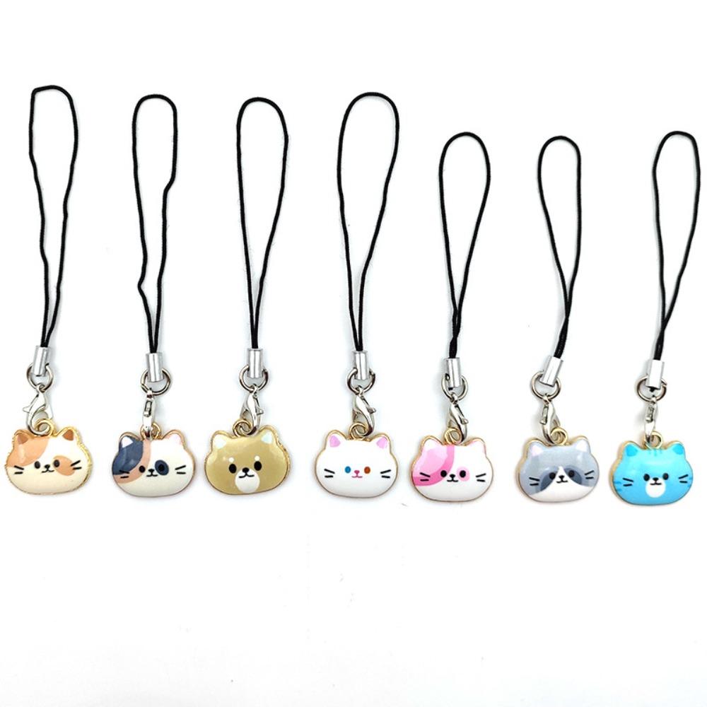 

Ornaments Cat Phone Strap Little Cat Animal Phone Pendent Cat Phone Lanyard Bag Pendant
