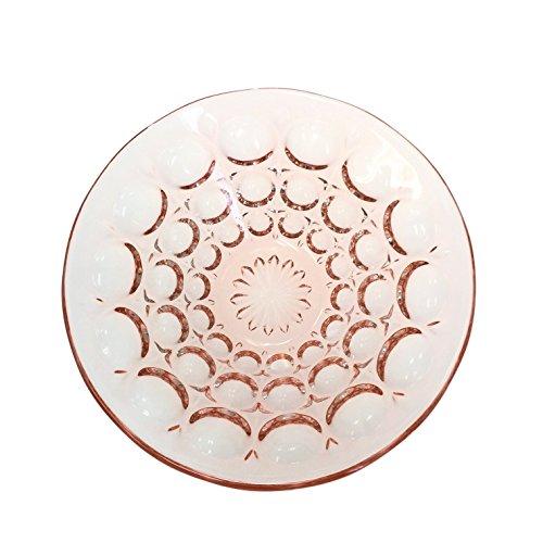 Aderia (ADERIA) Mittlere Schalen, Korallenrosa, Maximal 15 cm x 4,5 cm hoch, Suigetsu Dessertschalen, 3er-Set, Hergestellt in Japan, F-70384