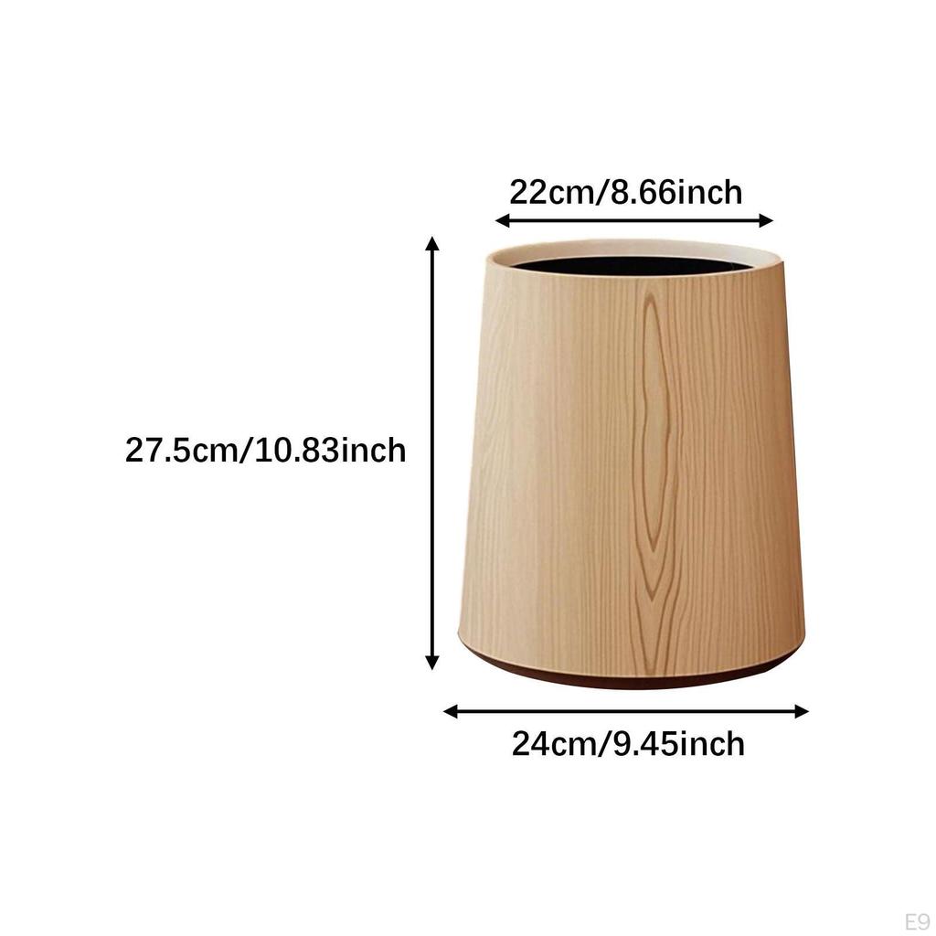 Household Trash Bin Bathroom Can Reusable Stylish Removable Inner Wastebasket Toilet Paper