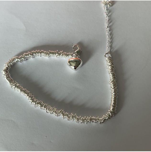 Stilvoller 925 Sterlingsilber Fischschuppen Offener Ring für Frauen mit Geometrischem Design