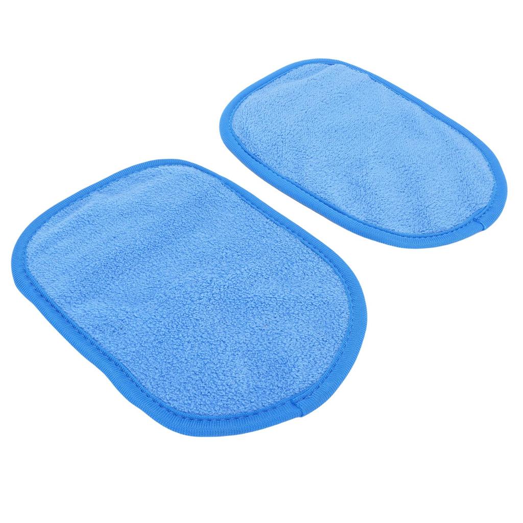 2 Pcs Sand Wipe Off Mitts Large Size   Mesh Fabric Beach Sand Remover Cleaner Vacation   for Sandboxes