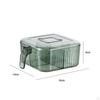 4 Storage Compartments Seasoning Box for Dining Table Home Kitchen