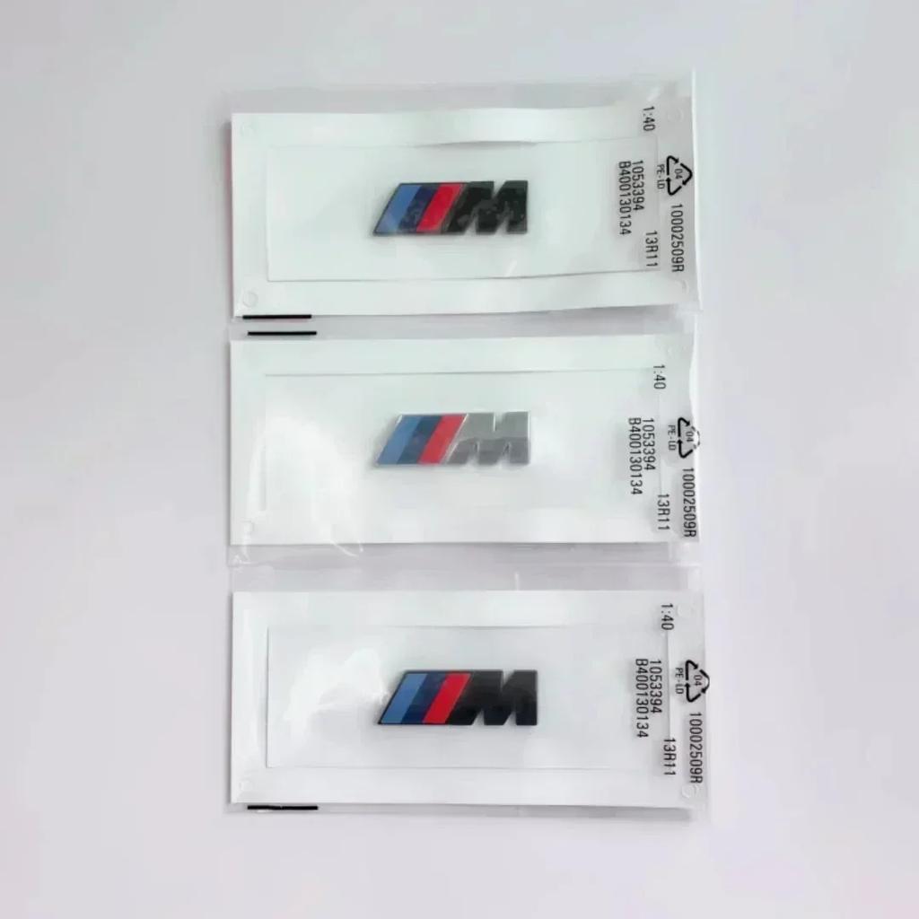 New 2025 BMW M LOGO Fender Emblem Badge Rear Trunk Badge For 1 3 5 7 Series X1 X3 X5 X6 M Sports Sticker Car Accessories St