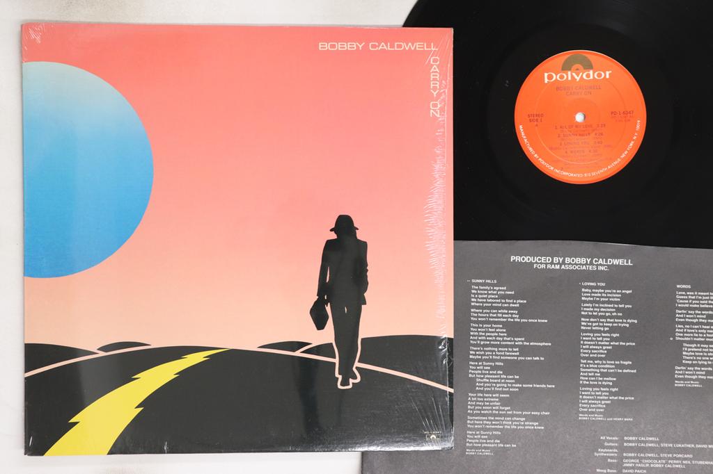 LP Record BOBBY CALDWELL - Carry On PD16347 POLYDOR 1982 US Rock Used