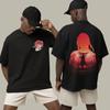 Chainsaw Man Anime Printed Cotton Tshirt for Men and Women Harajuku Trend Fashion Oversized Anime Peripheral Clothing Tshirt