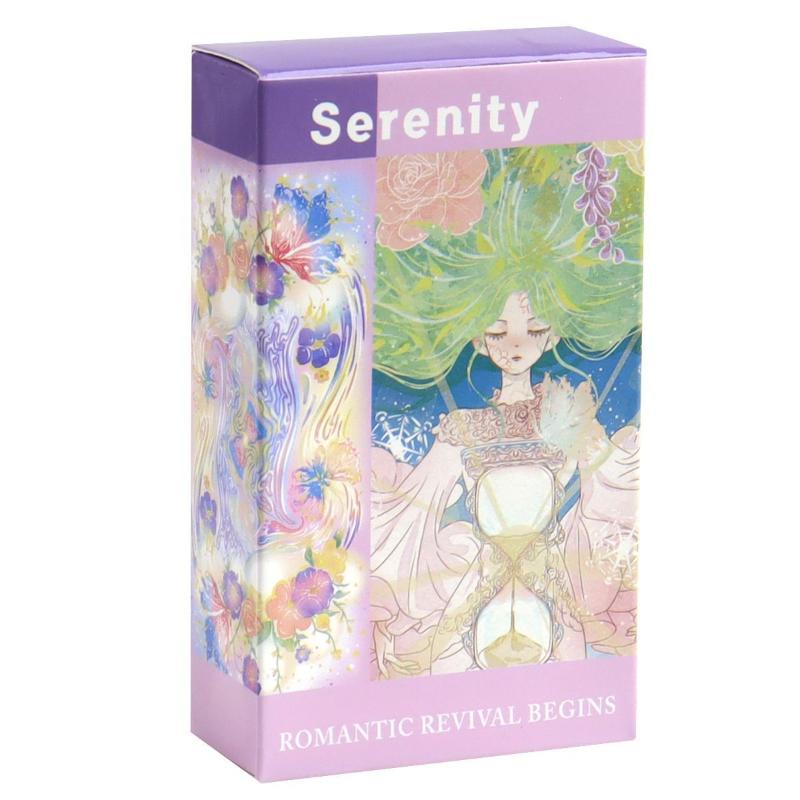 78 Sheets Warm Dreamy Anime-Style Tarot Cards 10.3X6Cm Serenity Tarot Deck Based On Rider System
