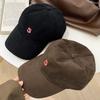 S Letter Embroidery Baseball Caps for Women Solid Color Simple Snapback Hats Lady Girl Outdoor Sunscreen Peaked Hats