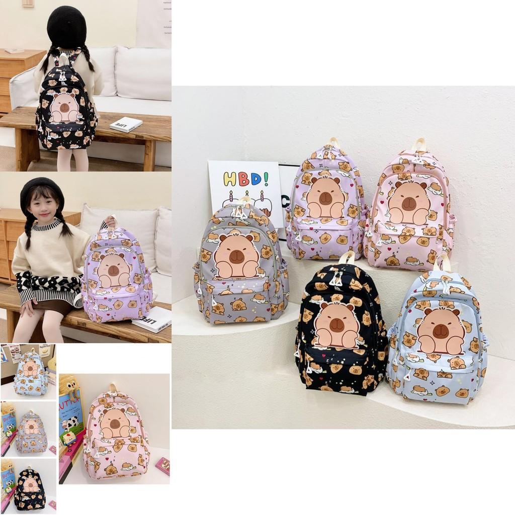 Adorable Lightweight Capybara School Bag For Kids Boys And Girls In Multiple Colors