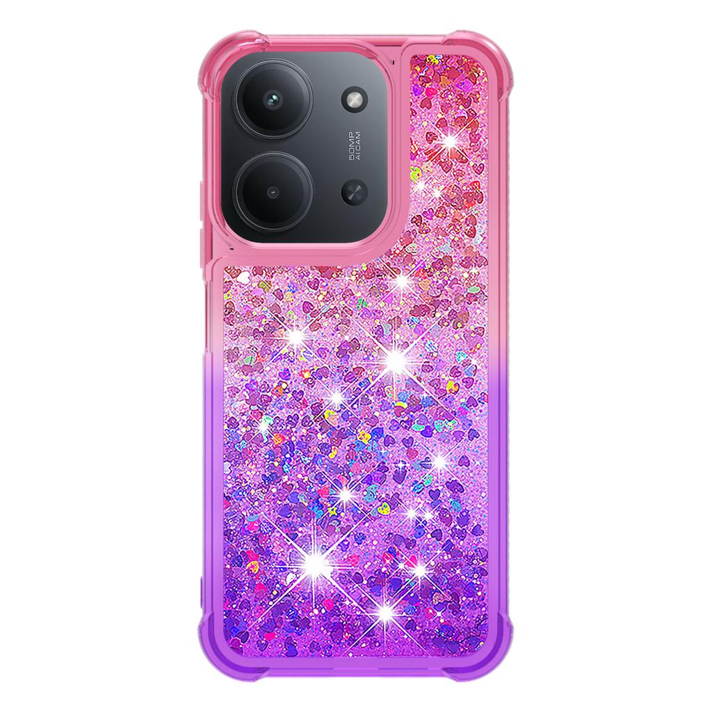 Treibsand Hülle für Xiaomi Redmi 15C 14C 13C 12C 10C Glitzer Flash Gradient Hülle für Redmi 14R 13R 4G 5G Handyhülle Fundas Coque