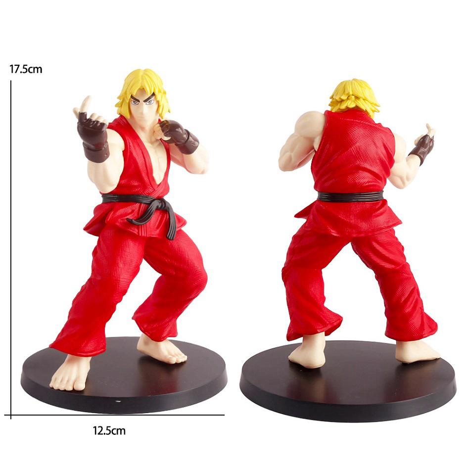 Anime Fighting Game Action Figures Ryu Ken Masters Cloud Strife Sephiroth PVC Model Toys Dolls Room Decor Christma Gift For Boys