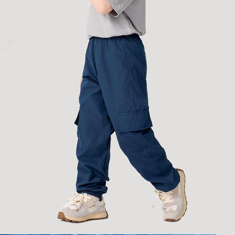 

Детские брюки карго от комаров на весну и осень – повседневная одежда однотонного цвета для девочек 100 cm