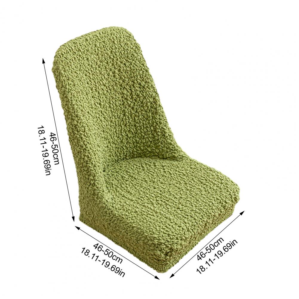 Stretch Chair Cover For Dining Room Jacquard Parson Chair Slipcover Washable Seat Protector Stretch Cover For Home Hotel Banquet