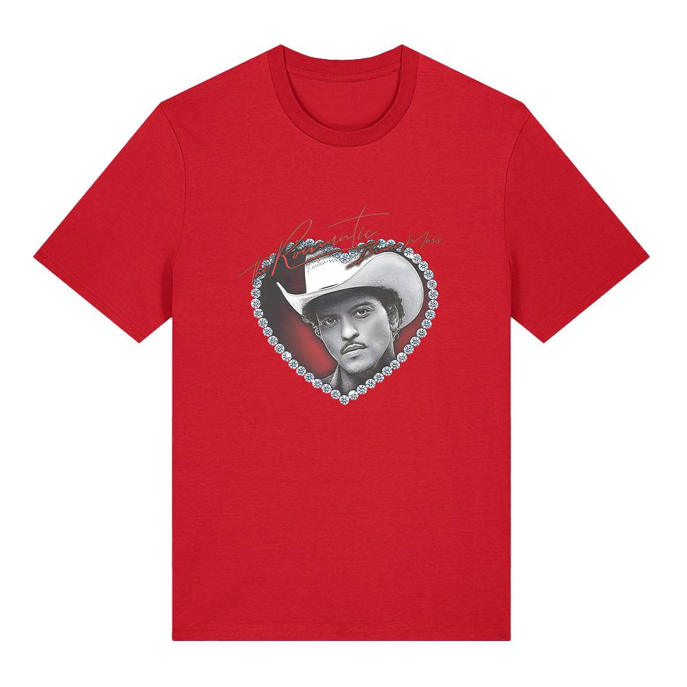 

Bruno Mars Win Your Heart Tour Tee Vintage Graphic Print T Shirt Women men Street Style Short Sleeve Tee High Quality Cotton top XXL червоний