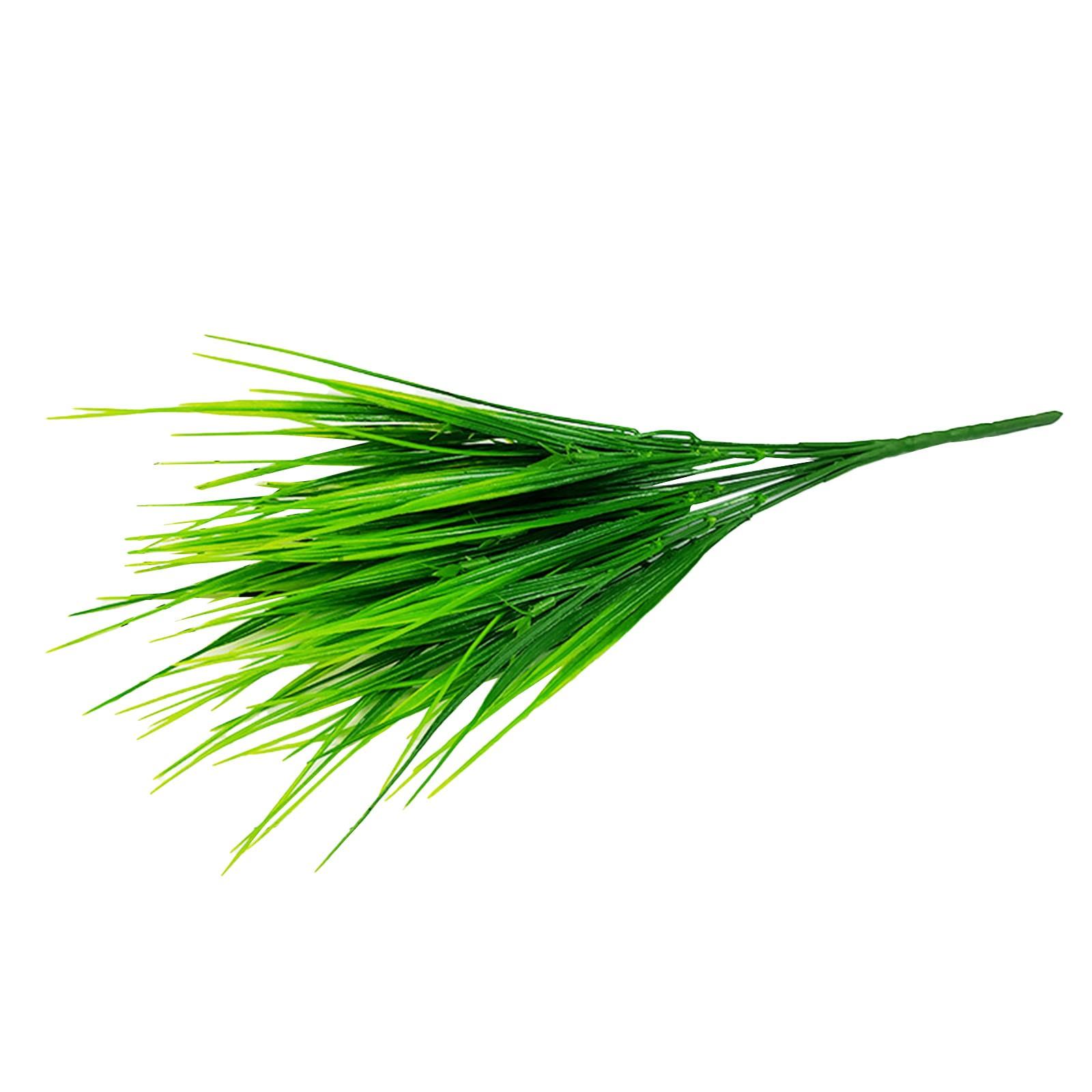 

Одиночный 7-конечный букет, украшение для гостиной, искусственная трава, имитирующая зеленые растения One Size зелёный