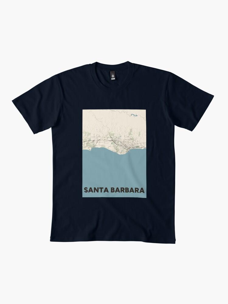 Barbara Santa Barbara Map Premium T-Shirt