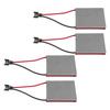 4Pcs Fireplace Fan Generator Plate Aluminum Alloy 227 Celsius  Fireplace Fan Repair Sheet