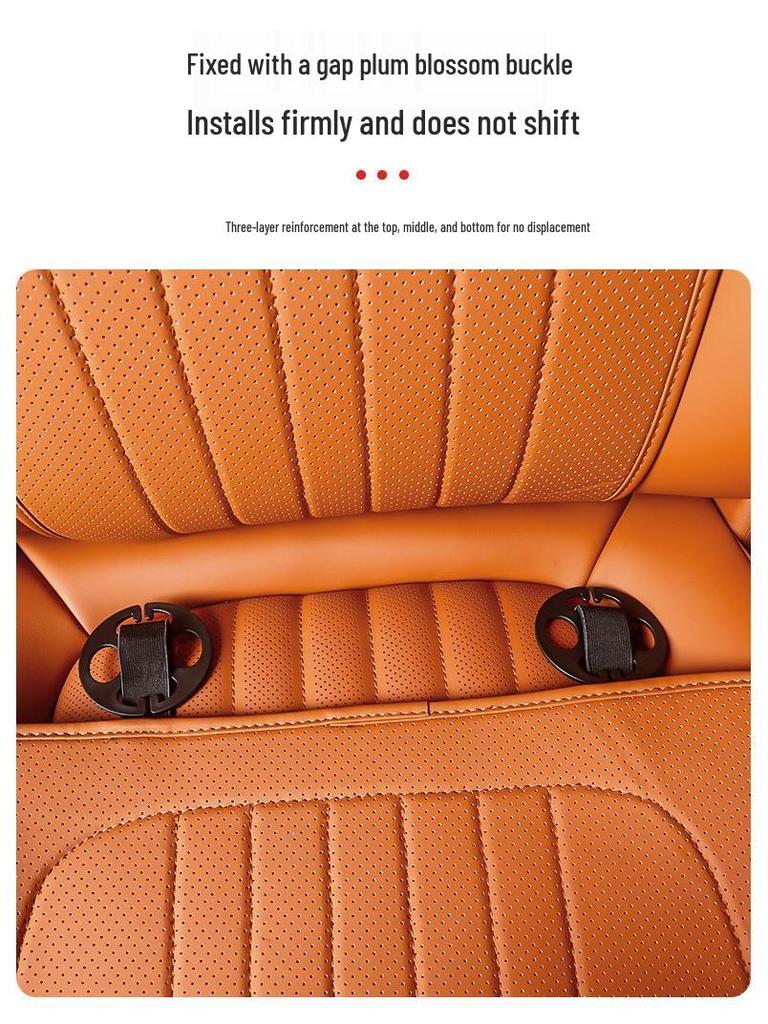 Galaxy M9 Perforated Breathable Semi-Enclosed Seat Cover for All Seasons