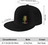 Cappellino da Baseball in Cotone con Stampa Bandiera Leone del Senegal Snapback Hip Hop Regolabile Cappello Casual Unisex