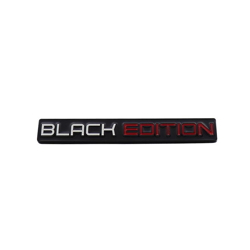 Car Styling Black Edition for Car Fender Side trunk Decal Emblem Badge Sticker
