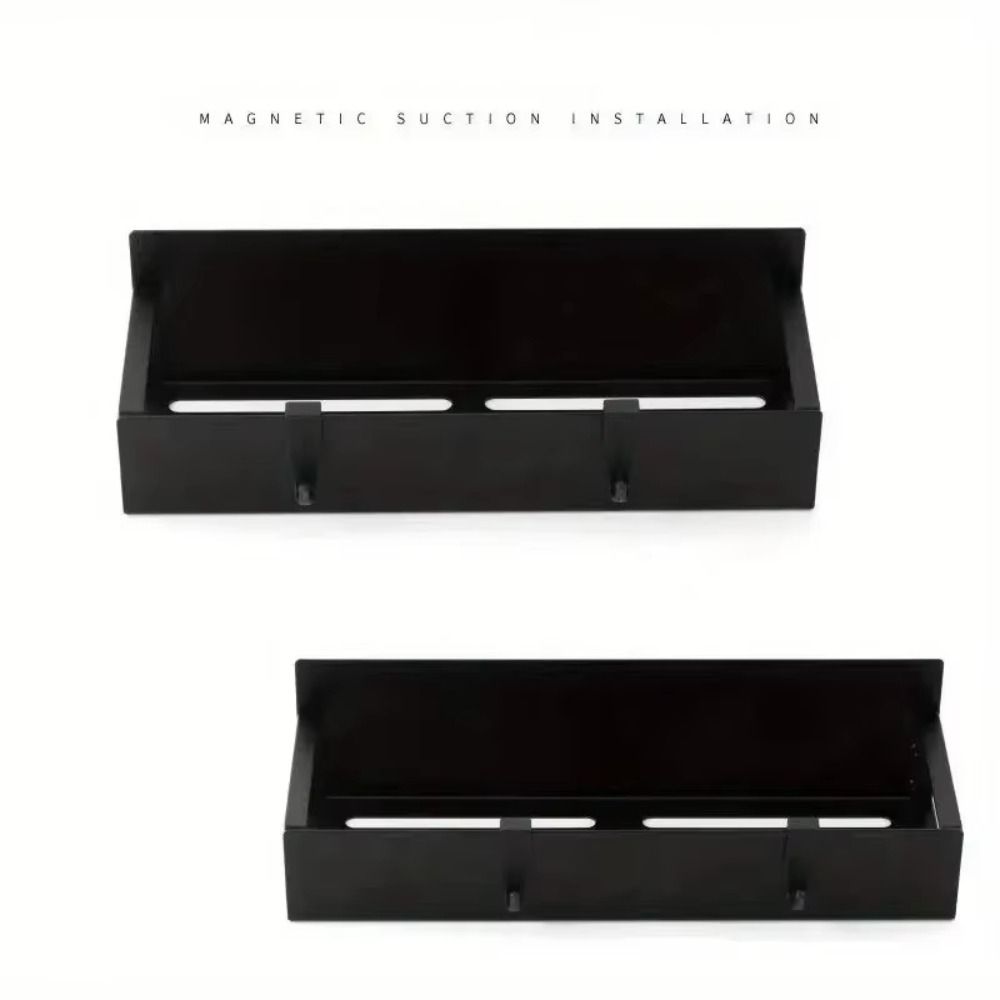Space Saving Magnetic Hanging Rack with Hooks Hanging Washer Organizer Magnetic Rustproof Magnetic Shelf Washing Machine
