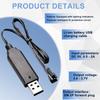 SM2.0 2P Stecker 3,7V USB Intelligentestes IC Ladekabel mit LED-Anzeige für Li-Ionen- und Lipoes-Akkus