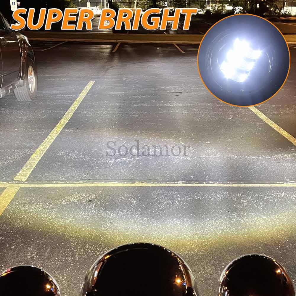 Motorcycle Accessory 4.5" Fog Lamp 30W Fog Light LED Auxillary Headlight Spot Lights For BMW R18 Kawasaki Suzuki Yamaha Honda