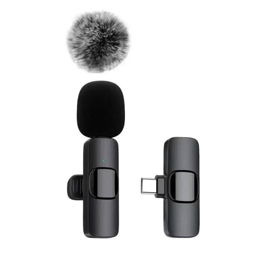 K9 Wireless Lavalier Microphone Set for Mobile Streaming and Noise Reduction