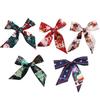 Korean Style Scarves Neck Tie Christmas Hair Band Hair Ribbon Long Silk Scarf Female Printed Scarf