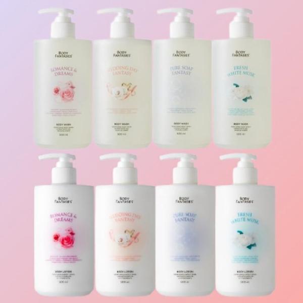 

DP01 Body Fantasy Body Wash Body Lotion White Musk, Wedding Day, Pure Soap (11519609) White Musk Body Wash