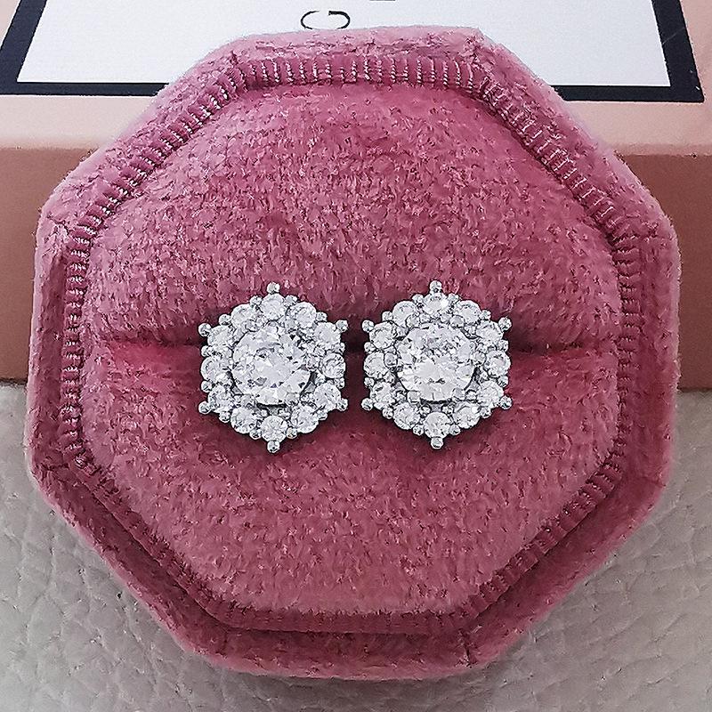 

Элегантные квадратные бриллиантовые серьги Daixi для женщин – стильные и супер блестящие белый